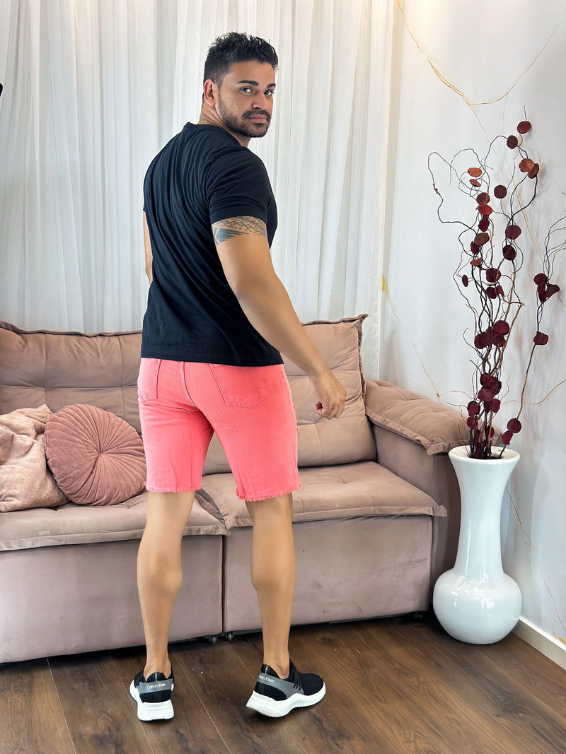 Bermuda Jeans Destroyed Detonada - Bs Multimarcas