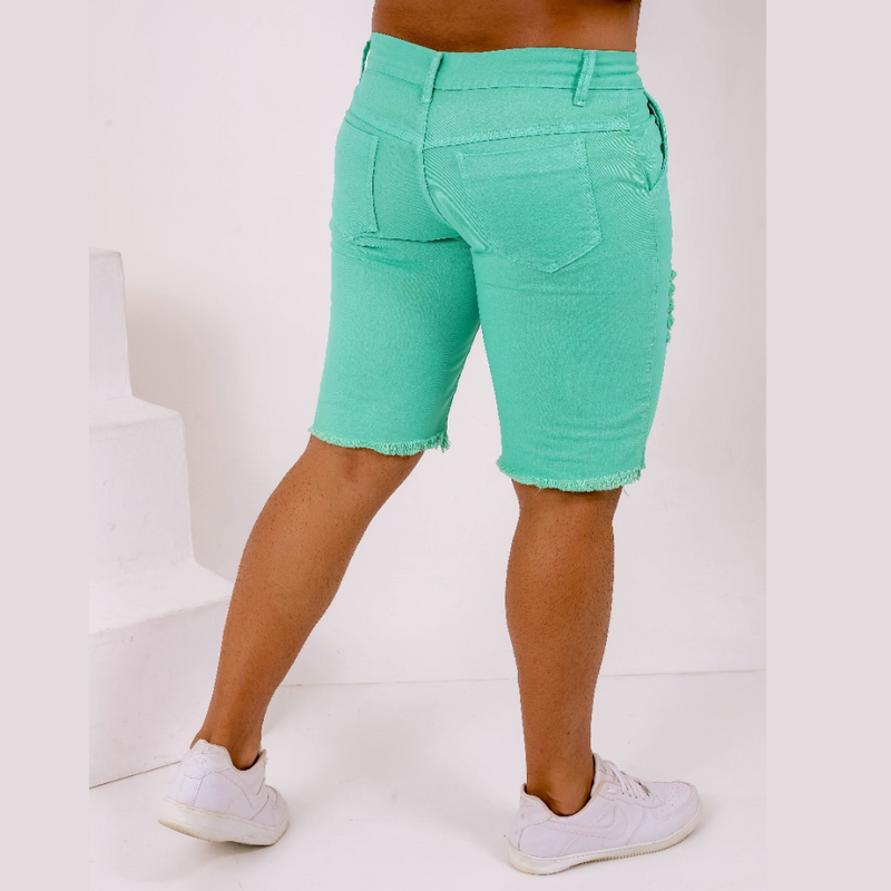 Bermuda Jeans Masculina Destroyed - Bs Multimarcas