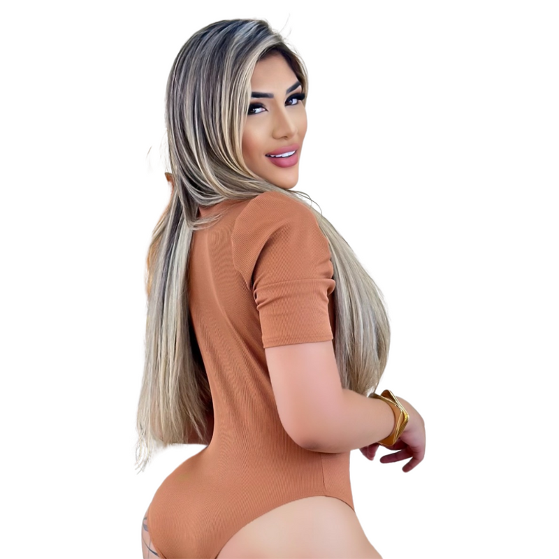 Body Feminino Com Bojo Decotado - Bs Multimarcas