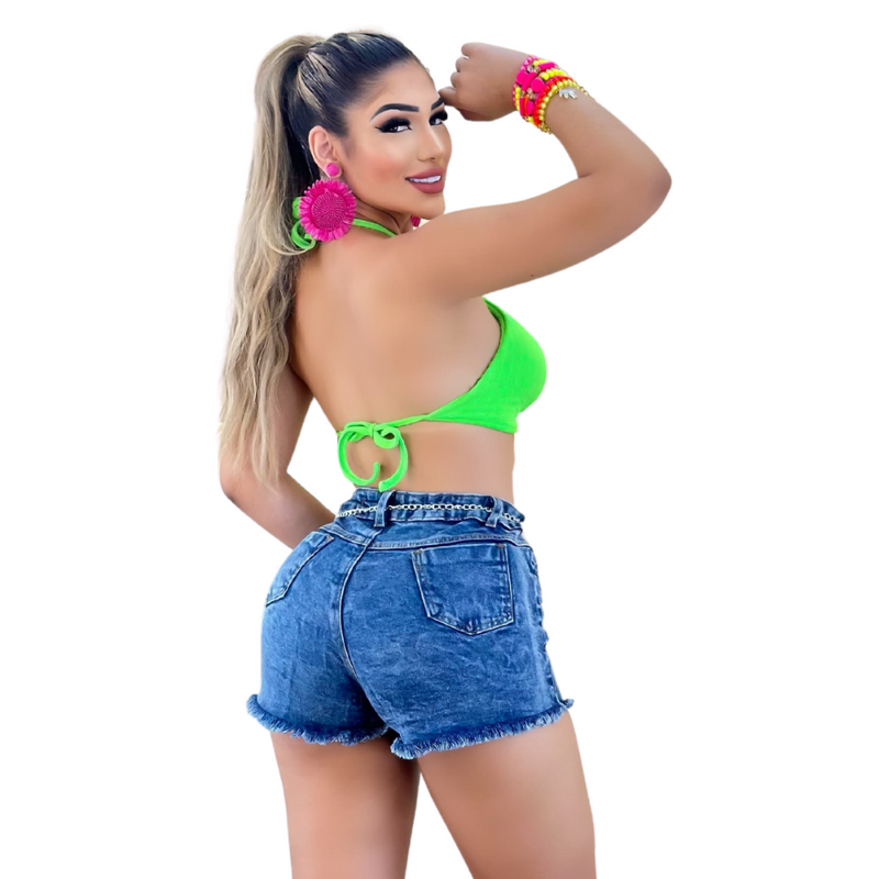 Short Jeans Destroyed Corrente