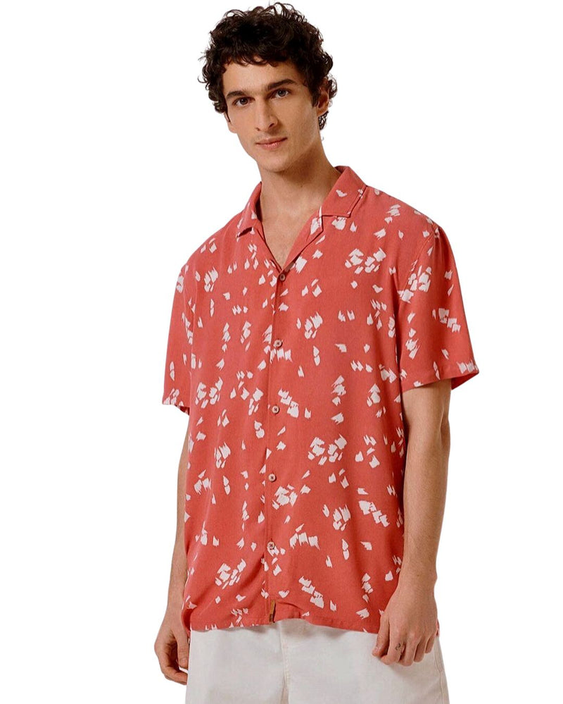 Camisa Masculina Manga Curta camisa 003 Hering M Vermelho 